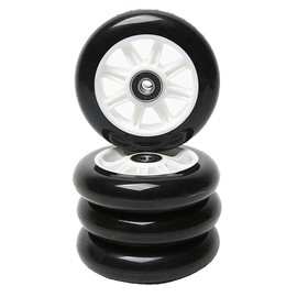 FREEDARE Scooter Wheels 100mm with Bearings Scooter Replacement Wheels 100mm Kick Scooter Wheels Set