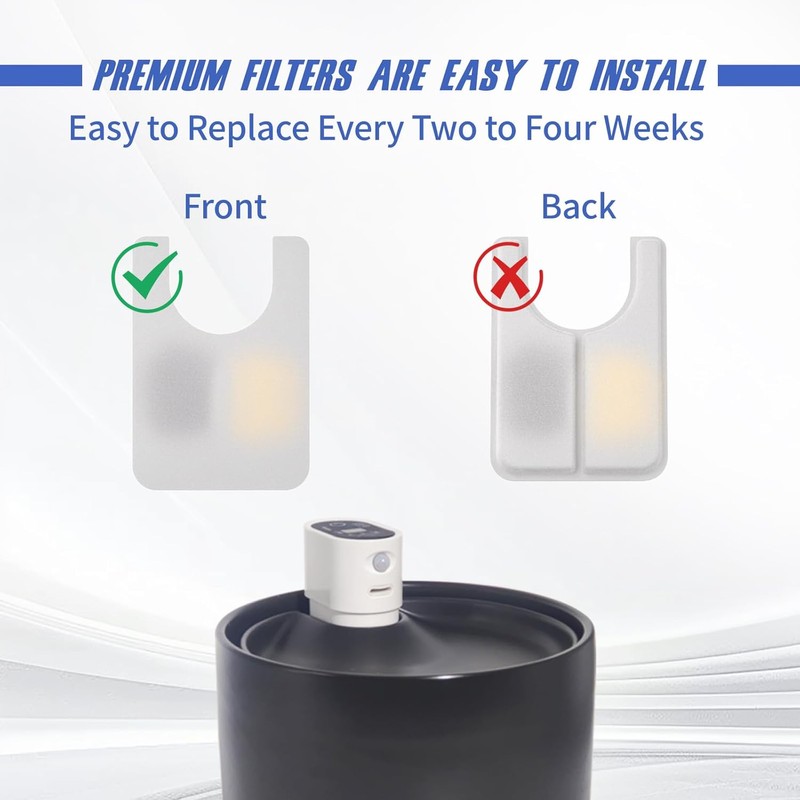 Jzla pro Ceramic Cat Water Fountain Automatic Pet Water Dispenser