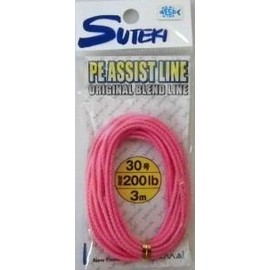 Yamai LP-200 PE Assist Line, Pink, 200Lb