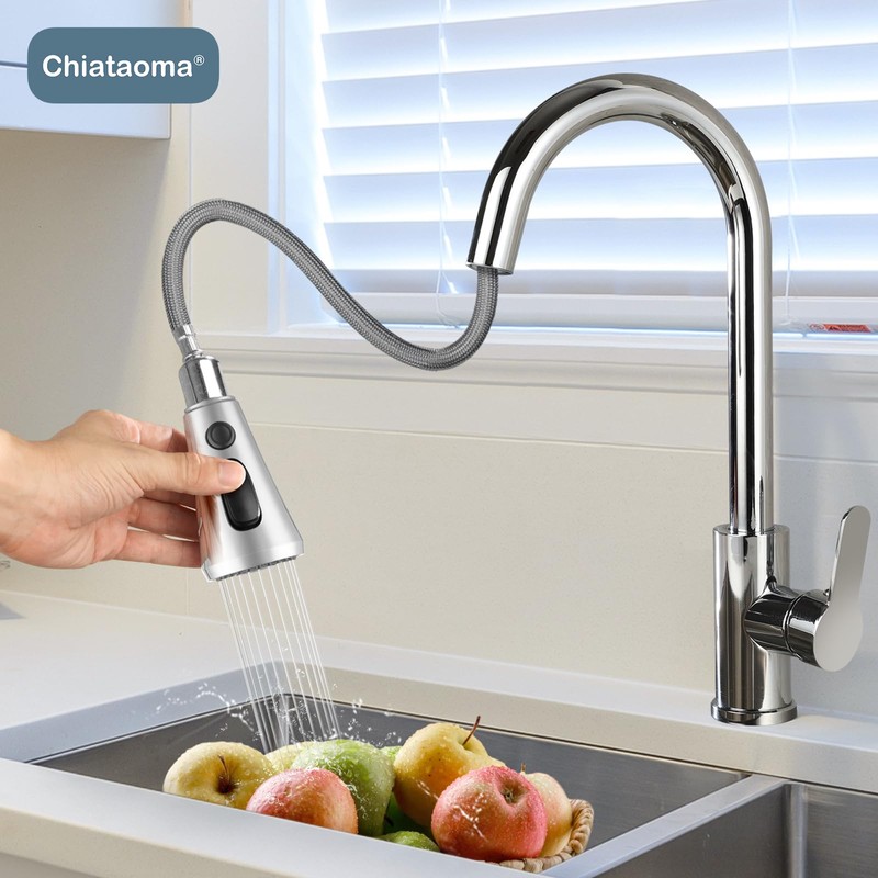Pull Down Spray Head for Kitchen Faucet, Chiataoma Kitchen Spray