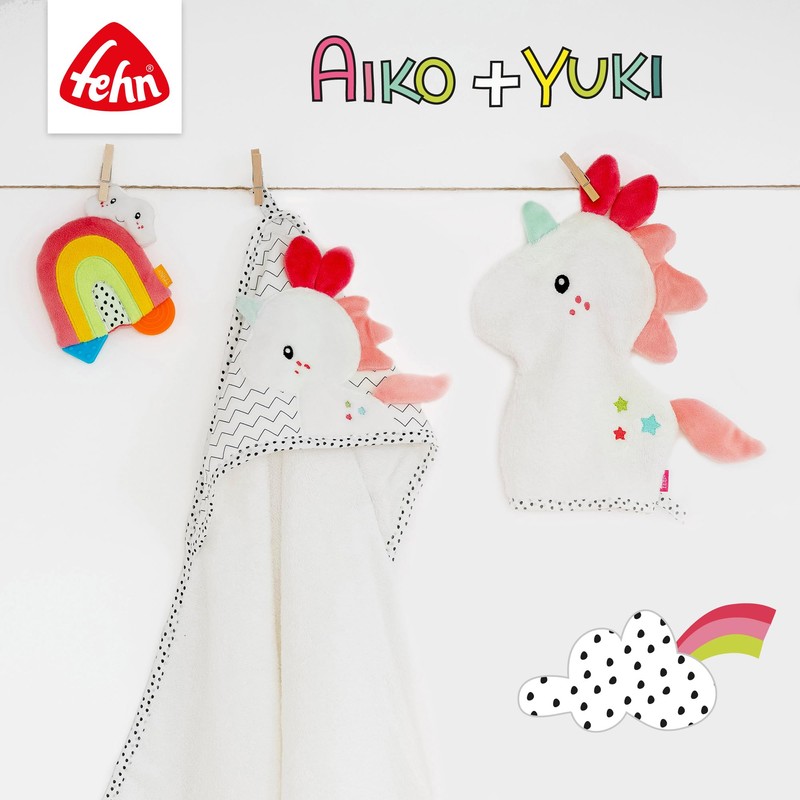 Fehn Garden Dream Pram Toy Attachment, 068429 Aiko & Yuki