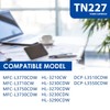 TN-227 TN227 2BK/C/M/Y High Yield Toner Cartridge Compatible for TN227