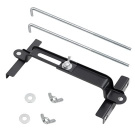 Aoerzn Premium Adjustable Battery Hold Down for Tray, Universal Adjustable Battery Crossbar with J Bolt, fit for SUV Car, Good Contact, Corrosion Resistance (11inches / 27cm bolts)