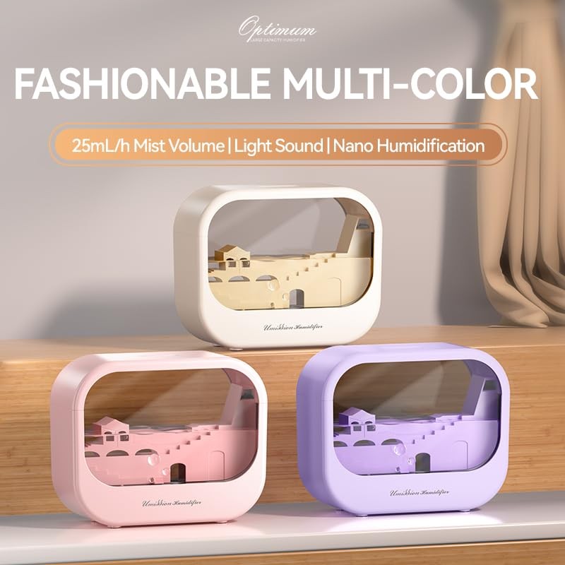 Essential Oil Diffuser, Cute Humidifier with 7 LED Light Colors,