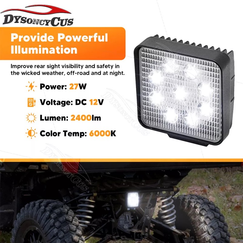 DYSO Fit 2018-2025 POLARIS RANGER XP 1000 CREW BACK-UP LIGHT