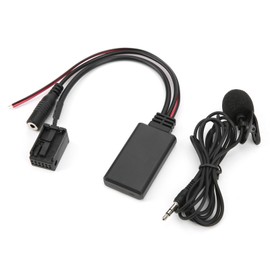 Bluetooth 5.0 AUX Cable Adapter with Microphone Replacement for Z4 E85 X3 E83 E39 E60 E61 E63 E64