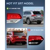 Nilight Taillight Assembly Compatible with 2014 2015 2016 2017 2018