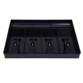 Cash Drawer Cash Tray Drawer Register Insert Cash Drawer Replacement Removable Cash Drawer for Cash System (7 Grids with Plastic Clips)