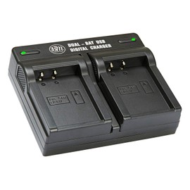 BM LP-E17 Dual Bay Battery Charger for Canon LC-E17, Rebel EOS R8, EOS R10, EOS R50, EOS R100, EOS RP, EOS M3, EOS M5, EOS M6 II, SL2, SL3, T6i, T6s, T7i, T8i, EOS 77D, EOS 750D EOS 760D, 8000D Camera
