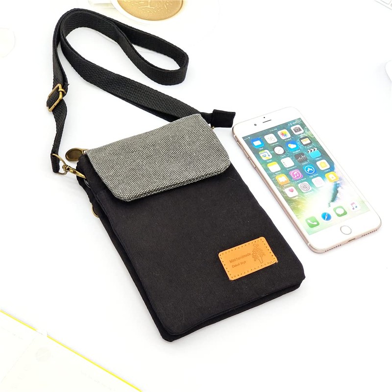SURCHAR® Smart Phone Bag, Mini Shoulder Diagonal, Smartphone Coin, Keys,