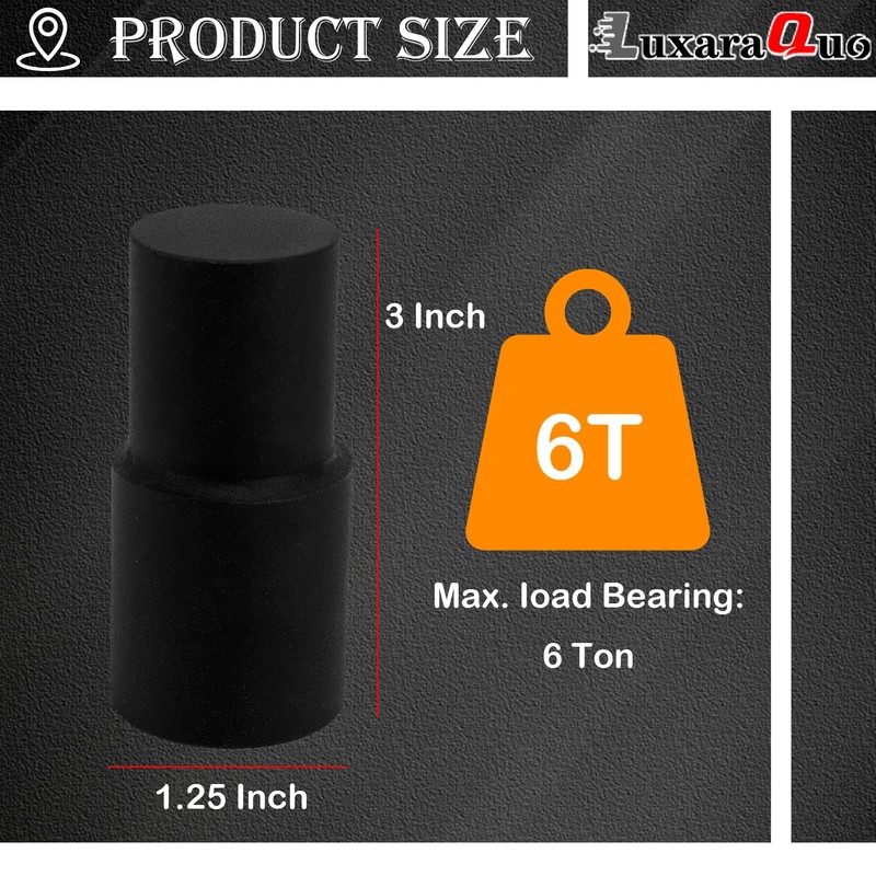 Bottle Jack Lift Extension Adapter - 3 Inch 6 Ton