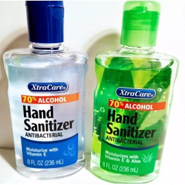 XtraCare Hand Sanitizer Antibacterial 8oz - 70% Alcohol Moisturize with Vitamin