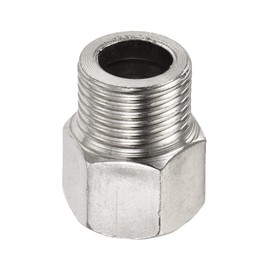 M METERXITY Stainless Steel G1/2 Male -G3/4 Female Hex Dia Pipe Fitting Extension Pipe Fitting Extension for Outdoor Application/Faucet/Industrial (33mm Length)