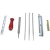 8Pcs/Set Chainsaw Files Depth Gauge Chain Saw Sharpening Tool Kit