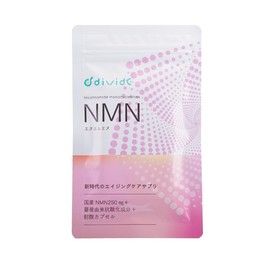 dividE NMN サプリメント 若がえり サポート 250mg/1日 薔薇花びら抽出物 耐酸カプセル 国産