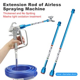 Airless Paint Sprayer Spray Gun Tip Extension Pole Rod 2 Pack Airless Sprayer Gun Spray Painting Wand 11.8inch 20inch