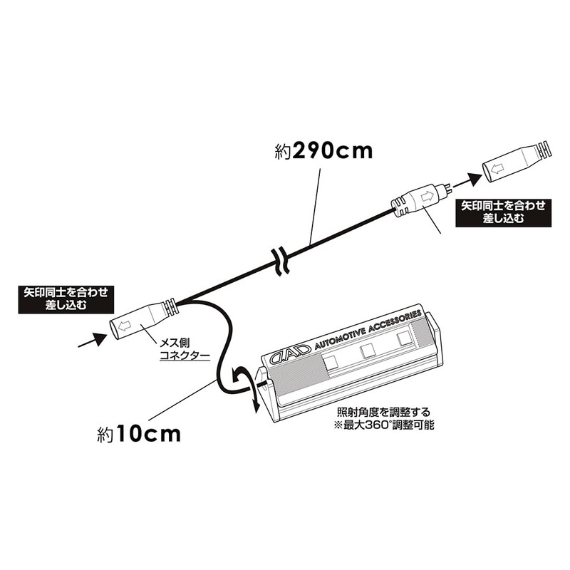 Garson GE027-01 D.A.D Illumination Unit, DAD GARSON Illumination, Room Light,