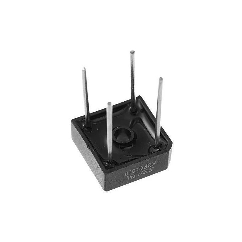 Unbranded 5pcs kbpc1010 10A 1000V AC Single Phase Square Diode