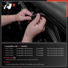 A-Premium 6PCS Front Center & Rear Roof Molding Trim Weather