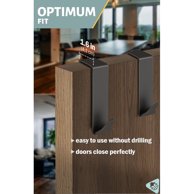 Menz Over Door Hanger – 1 1/2" Door Thickness -