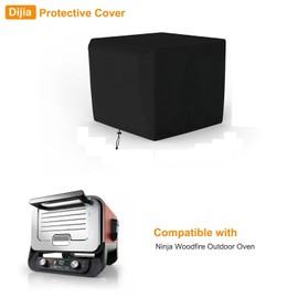 Cover Fit for Ninja Woodfire Outdoor Oven(OO101), Protective Cover Compatible with Woodfire Pizza Oven 420D Oxford, Dustproof Snowproof