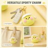 Tapufitil Tennis Plush Keychain, 10cm Cute Sports Charm For Bags