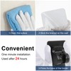 NearMoon Self Adhesive Shower Head Holder-Adjustable Handheld Shower Holder NO