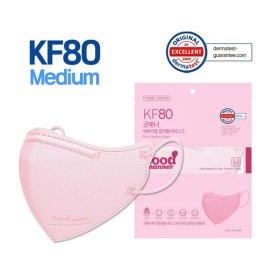 Good Manners 굿매너 KF80 새부리형 컬러마스크 50매(5매입x10개) 대형/중형 Good Manners KF80 Beak Type Color Mask 50 Sheets (5 Sheets x 10 Packs) Large/Medium