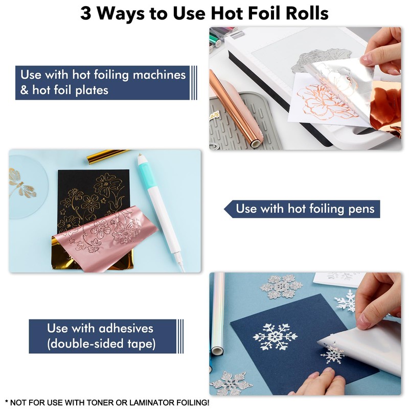 14PCS/Set Hot Heated Foil Pens & Hot Foil Roll Set