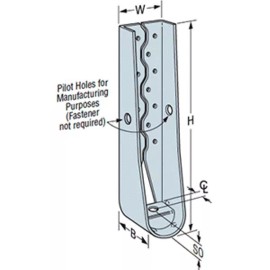 Simpson Strong-Tie HDU2-SDS2.5 Predeflected Holdown with SDS Screws