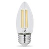 Feit Electric BPETC40927CAFIL/2/RP 40W EQ LED Light Bulb E26, 2