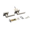 Berlin Modisch Contemporary Square Entry Lever Door Handle Lock and