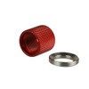 TWP 1/2-28 1/2“x28 TPI Thread Protector,Aluminum 6061 T6 Anodized Red,