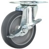 Uei Caster: S Series, SG-S Type, Free-Caster with Stopper, Elastomer