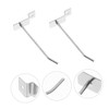 BIUDECO 20pcs Slatwall Hooks Sturdy Retail Display Panel Hooks for