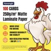 Havongki 100pcs Premium Fresh Farm Eggs Handling Care Instructions Cards