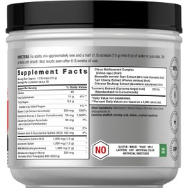 Horb?ach Horb?ach Ultimate Joint Support Powder 1 lb | Glucosamine, Chondroitin, MSM & Turmeric | Triple Action Support Supplement for Men and Women | Non-GMO, Gluten Free