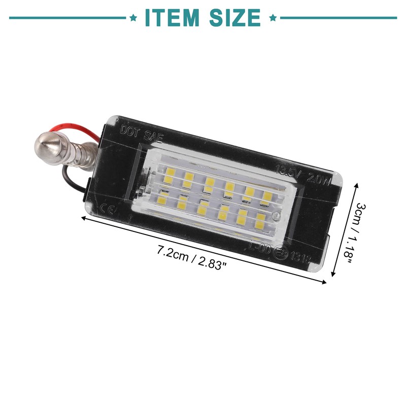 ACROPIX Car Number Lamp LED License Plate Light Lamp Assembly