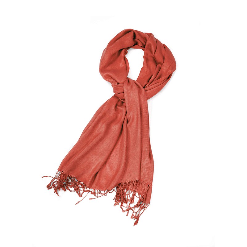 Sakkas Large Soft Silky Pashmina Shawl Wrap Scarf in Solid