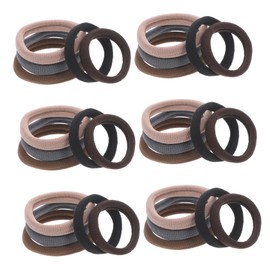PACKOVE 100Pcs Elastic Hair Ties Durable Stretchy Ponytail Holders for All Hair Types No Damage Design for Sports Yoga and Everyday Styles Color Options