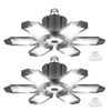 LUCORUSC Led Garage Lights 2 Pack 200W Super Bright Ceiling