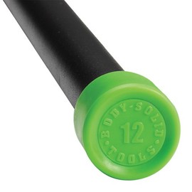 Body-Solid 12 lb. Padded Weighted Bar - Green