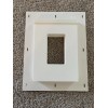 SturdiMount Receptacle Mount - Trim White - 6" x 8.5"