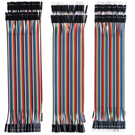 GTIWUNG 240pcs Breadboard Jumper Dupont Wire Cable Kit Male-Female Male to Male Female Jumper Wire 20CM 40-pin Jump Wire Multicolor Dupont Wire 1P-1P 20cm Breadboard Jumper Wire 6pcs Set