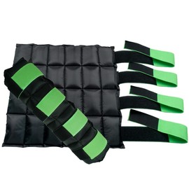 MR.ICE Equine Ice Boots for Horses - Reusable Horse Ice Packs Ice Leg Wraps for Horses - Cooling Wraps for Horse Injuries - Horse Ice Boots Set of 2 - Universal Size, Black with Green Straps