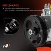 A-Premium Power Steering Pump, with Pulley & Bracket, Compatible with