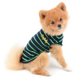 PAIDEFUL Clothes for Small Dogs Cats Boy Girl Summer Classic Stripes Puppy T Shirt Vest Breathable Jumper Cotton Tee Sleeveless Chihuahua Yorkshire