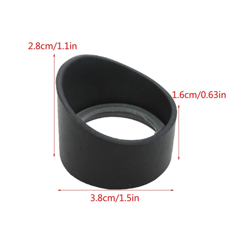 Soft Rubber Eyepiece Eye Shield 28mm-37mm Eyes Guard Cups for