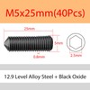 ORANXIN M5 x 25 mm 40 Pieces Taper Point Set