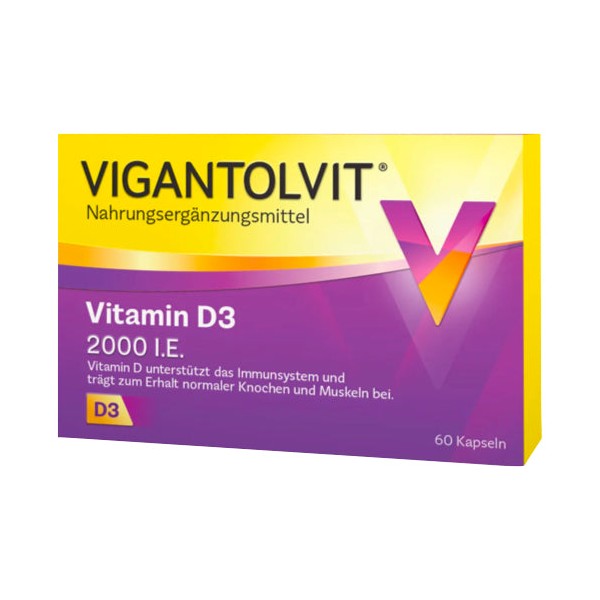Vigantolvit Vitamin D3 2000 IE 60 pcs